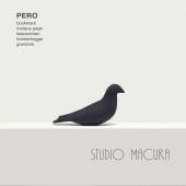 Marque page design PERO / Rouge / Studio Macura